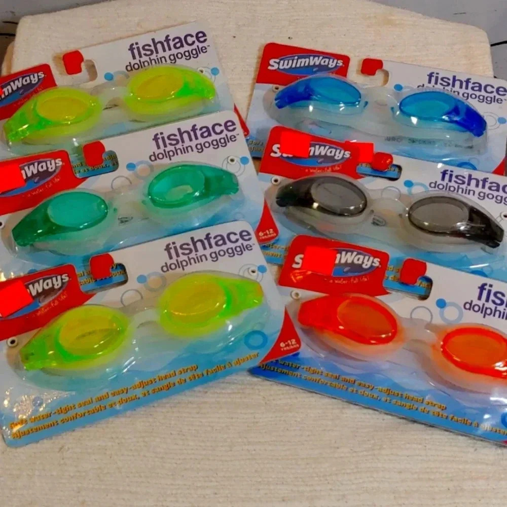 SwimWays FishFace dolphin goggles